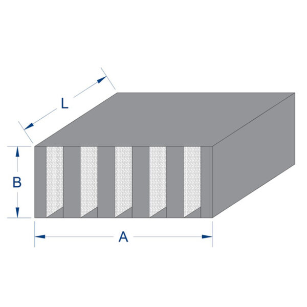 Silenciadores rectangulares Tipo 2