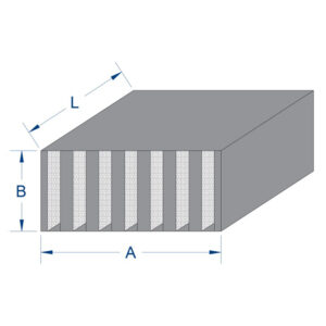 Silenciadores rectangulares Tipo 3